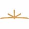 Ekena Millwork Alberta Rough Sawn Timber Gable Bracket, Western Red Cedar, 96"W x 44"H x 2"D x 4"F, 11/12 Pitch GBW096X44X0204ALB00RWR - alternate 3